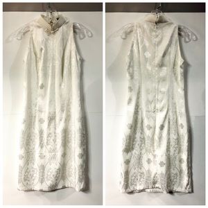 New Asian Style Traditional White Dress Size S